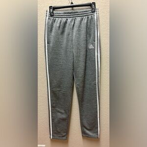 Adidas Kids Gray Athletic Pants Joggers Sz 14/16